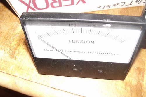 Dover flexo tension - tension, amps
